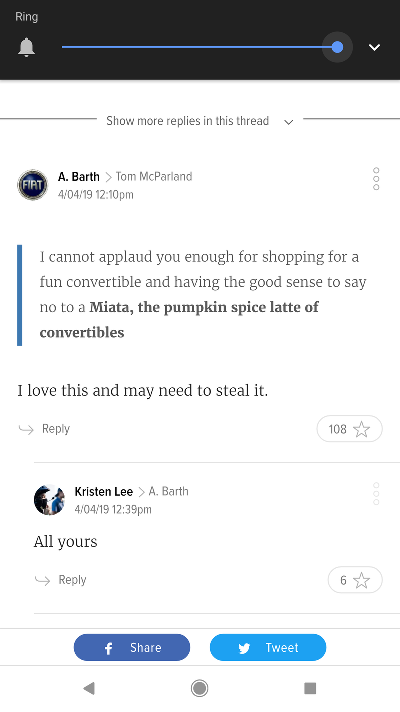 When you want to sound clever, but you botch the analogy...